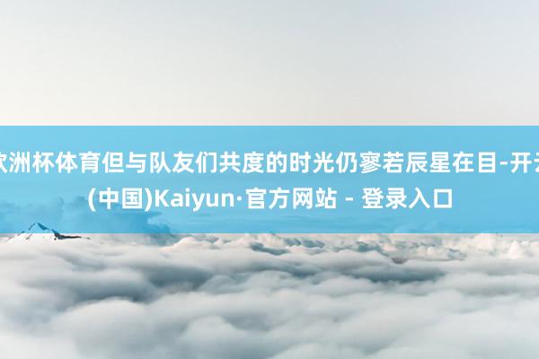 欧洲杯体育但与队友们共度的时光仍寥若辰星在目-开云(中国)Kaiyun·官方网站 - 登录入口